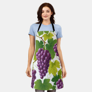 Tablier Motif de raisins