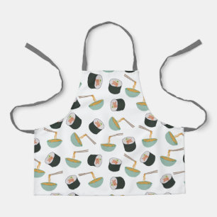 Tablier Motif de sushis et nouilles
