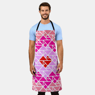 Tablier Motif de Tangram cardiaque