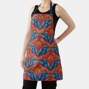 Tablier Motif de tapisserie Safari - Le Lotus Blanc