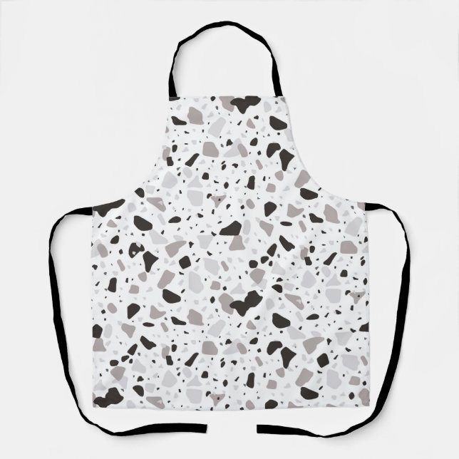 Tablier Motif de Terrazzo monochromatique (Recto)