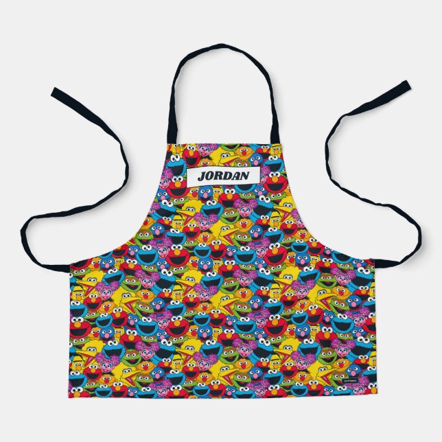Tablier Motif d'équipage de la rue Sesame (Recto)