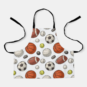 Tablier Motif d'équipements sportifs
