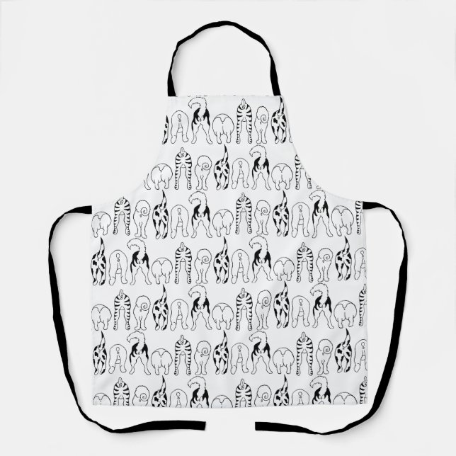 Tablier Motif des boutons de chien (Recto)