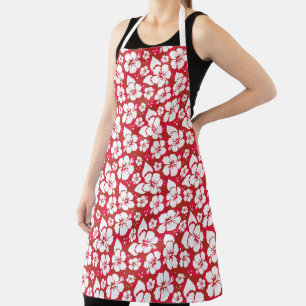 Tablier Motif des fleurs d'Hibiscus