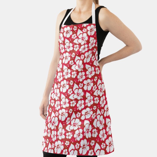 Tablier Motif des fleurs d'Hibiscus (Insitu)