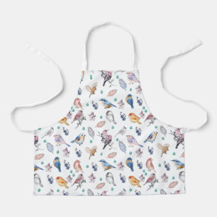 Tablier Motif des oiseaux de printemps