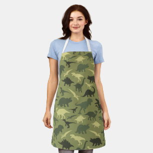 Tablier Motif Dinosaure, Silhouette Dinosaure, Dino Vert
