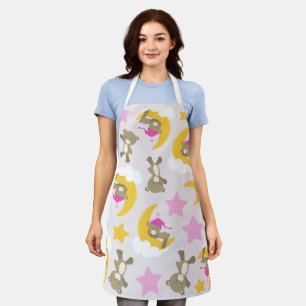 Tablier Motif D'Ours, Nounours, Mignons Ours, Étoiles