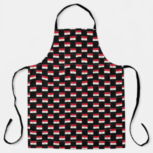 Tablier motif du drapeau À damiers Égypte