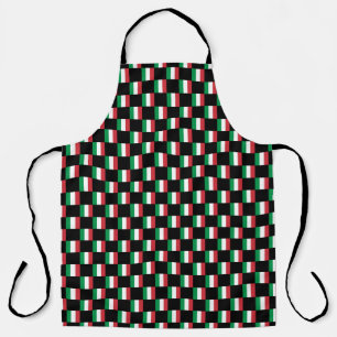 Tablier motif du drapeau À damiers Italie
