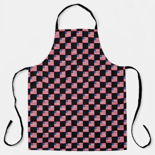 Tablier motif du drapeau À damiers Liberia
