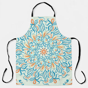 Tablier Motif en carreaux céramiques Abstraits