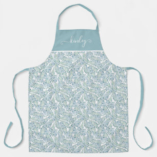 Tablier Motif en feuilles triées