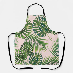 Tablier motif feuille