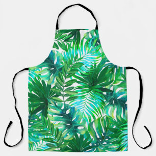 Tablier Motif feuille tropical