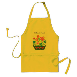 Tablier Motif floral de boîte de fenêtre de "flower powe