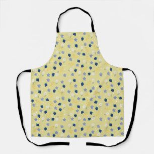 Tablier Motif floral de fleurs sauvages et de mûres