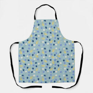 Tablier Motif floral de fleurs sauvages et de mûres