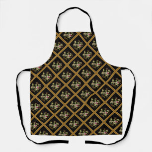 Tablier Motif Floral Embellished Répété