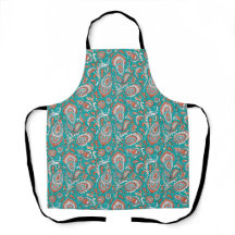 Motif floral paisley indien sans couture