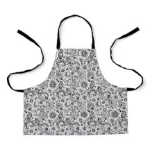 Motif floral paisley style boho batik