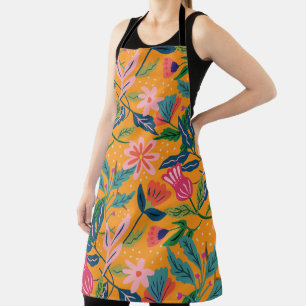 Tablier Motif floral tropical moderne
