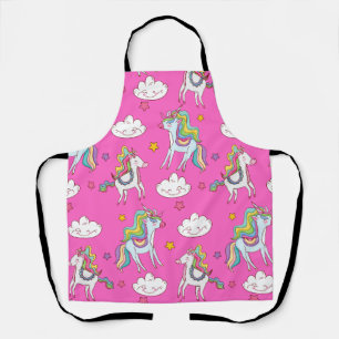 Tablier Motif Funny Unicorn mignonne