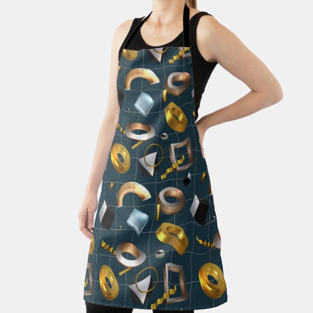 Tablier Motif géométrique 3D (Insitu)
