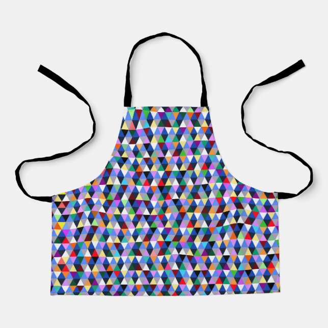 Tablier Motif géométrique coloré (Recto)