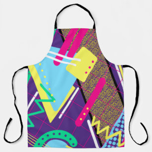 Tablier motif géométrique des années 90