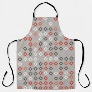 Tablier Motif géométrique design abstrait, art, arrière -