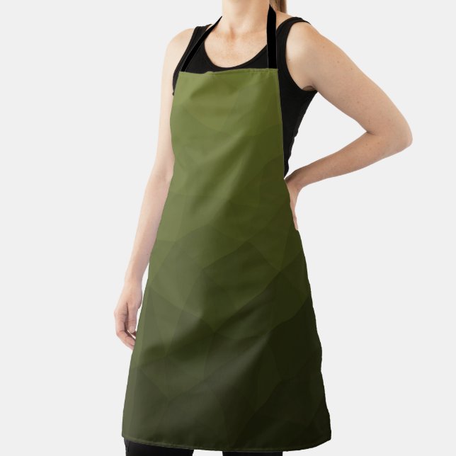 Tablier Motif géométrique du maillage vert de l'Armée (Insitu)