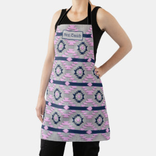 Tablier Motif géométrique ethnique. 