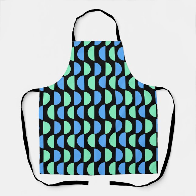 Tablier Motif géométrique moyen élégant (Recto)