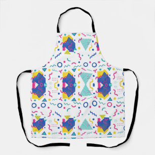 Tablier Motif géométrique Retro Memphis
