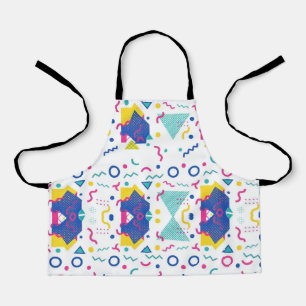 Tablier Motif géométrique Retro Memphis