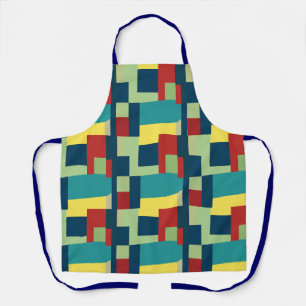 Tablier Motif géométrique Vintage moderne coloré