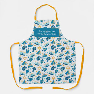 Tablier Motif Hanoukka amusant