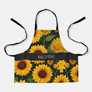 Tablier Motif isométrique 3D Sunflower Farm