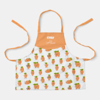Motif kawaii de carottes amusantes