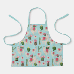 Tablier Motif Lama et Cactus de Fiesta Mignon 