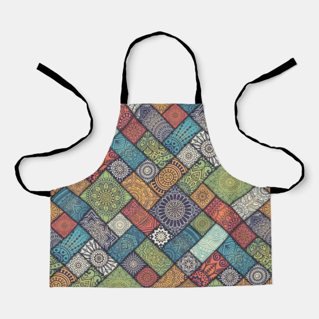 Tablier motif mandala  (Recto)