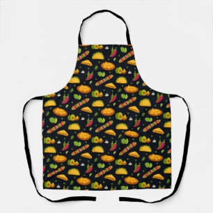 Tablier Motif mexicain mexicain mexicain Foodie mignonne é