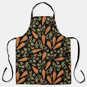 Tablier Motif mignon à main de carottes