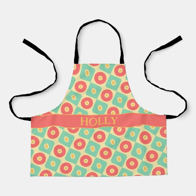 Tablier Motif minimal de la marine (Recto)
