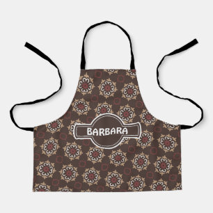 Tablier Motif minimal rose Brown mexicain
