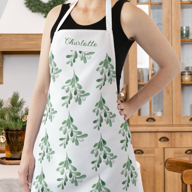 Tablier Motif Mistletoe personnalisé (Créateur téléchargé)