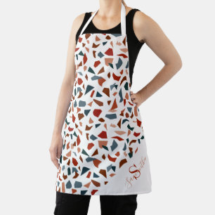 Tablier Motif Monogramme moderne