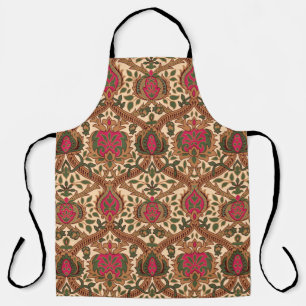 Tablier motif mughal sans soudure motif arrière - plan